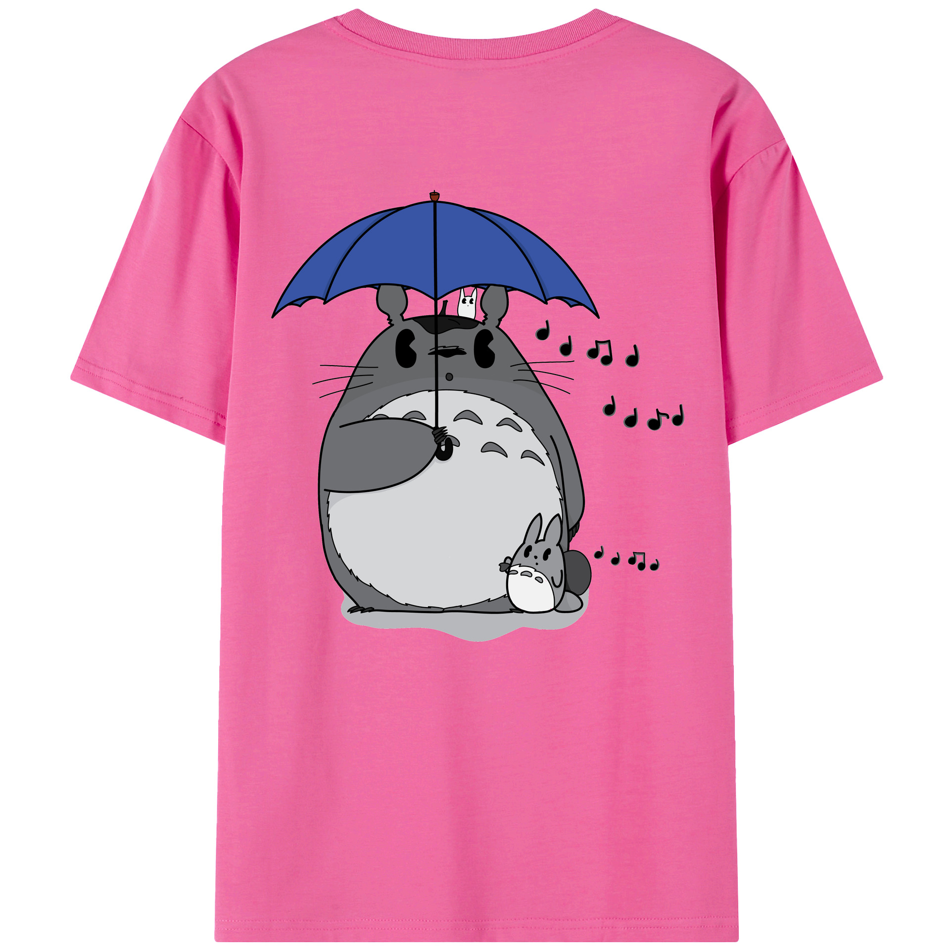（画像用） となりのトトロ 草壁メイ 草壁サツキ My Neighbor Totoro Satsuki Kusakabe Mei Kusakabe レディース半袖Tシャツ(バックプリント)